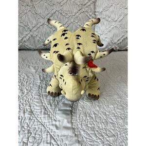 Disney Store Pixar The Good Dinosaur Forrest Woodbush Plush 17" Styracosaurus